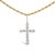 Forged in luminous 10K yellow gold, this commanding men’s pendant channels quiet strength and modern devotion. A sleek...