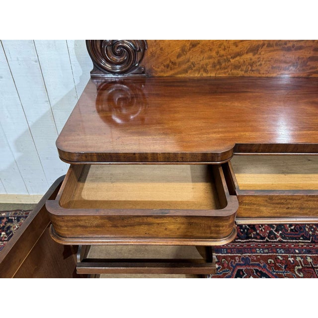 19th Century Victorian Mahogany Serving Cart For Sale - Image 12 of 18