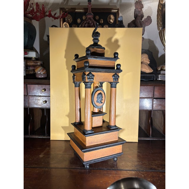 An Exceptional fine Grand tour Italian Neoclassical style large Architectural model representing the shrine of Marcus...