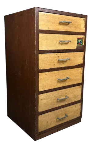 Vintage Japanese Drawer Cabinet, 1960s