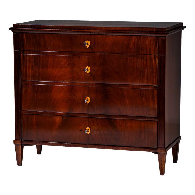 Antique Biedermeier Writing Chest, 1820 For Sale