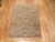 Antique Zabihi Collection Persian Tabriz Accent Rug - 4'7" x 6' For Sale - Image 4 of 9
