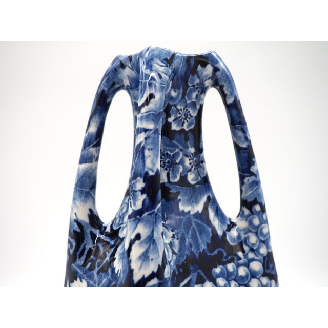 Blue Vase for Rörstrand, Sweden, 1920s For Sale - Image 6 of 11