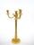 Pair 19th Century Italian Gilt Bronze Four-Light Candelabra Engraved Details For Sale - Image 9 of 11