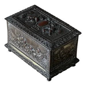 Late 19th Century Antique Silver Plated Box