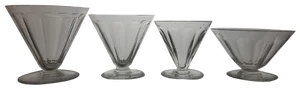 Crystal of Baccarat Model Rex Glassware, 1930s, Set of 24
