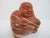 Late 20th Century Kalifano Red Jasper Carved Jolly Seated Buddha Figurine Statue For Sale - Image 5 of 8