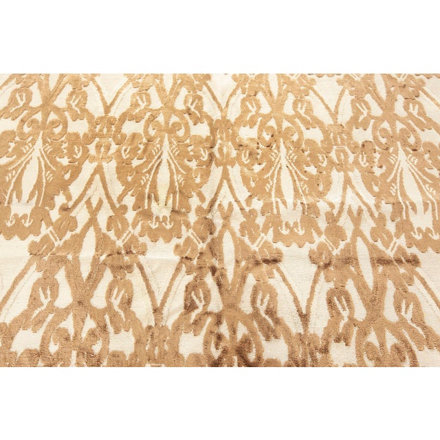 Early 21st Century Traditional Inspired Fragment Rug in Brown and Gray by Doris Leslie Blau For Sale - Image 5 of 8
