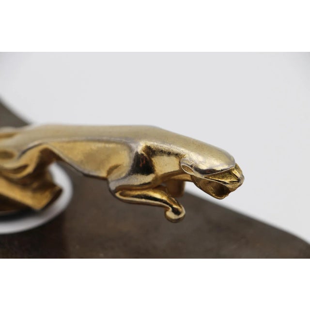 1970s Large Vintage Jaguar Metal Paper Clip For Sale - Image 9 of 13