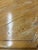 Brown Large Wood Table With Rattan Base For Sale - Image 8 of 8