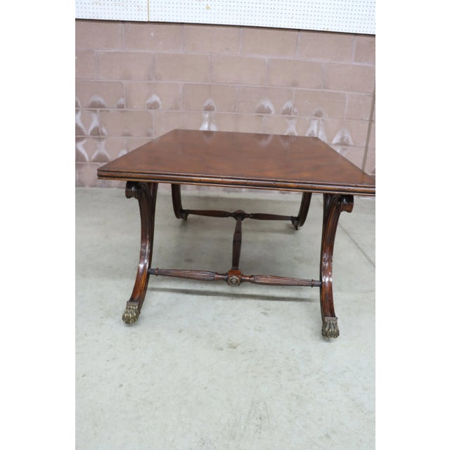 Coffee Lyre Base Coffee Table For Sale - Image 8 of 10