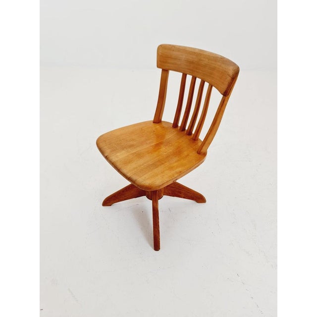 Bauhaus Swivel Office Chair in Wood by Sedus, 1930s For Sale - Image 17 of 18