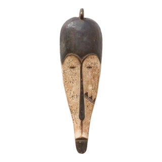 Slim & Tall African Bold Pende Mask For Sale