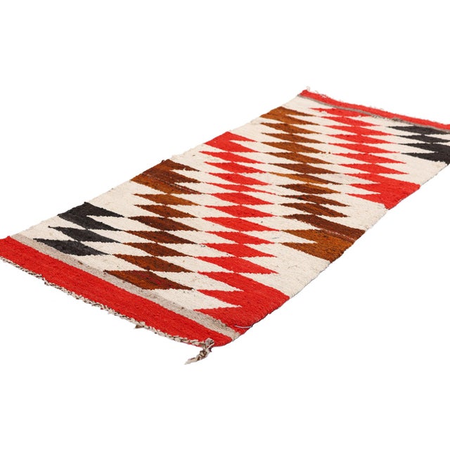 79544 Antique Eye Dazzler Southwest Rug, 01'06 x 03'02. The Desert Mirage: An Antique Southwest Eye Dazzler Masterpiece of...