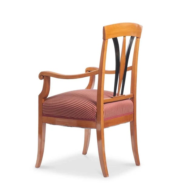 Biedermeier Armchair in Cherrywood, Southern Germany, 1820s For Sale - Image 3 of 6