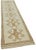 Textile Beige Bohemian Runner Rug For Sale - Image 7 of 7