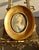 Italian Miniature Oval Gilded Wooden Framed Antique Signed Painting Portrait of Marie Antoinette or a Royal Lady For Sale - Image 10 of 15