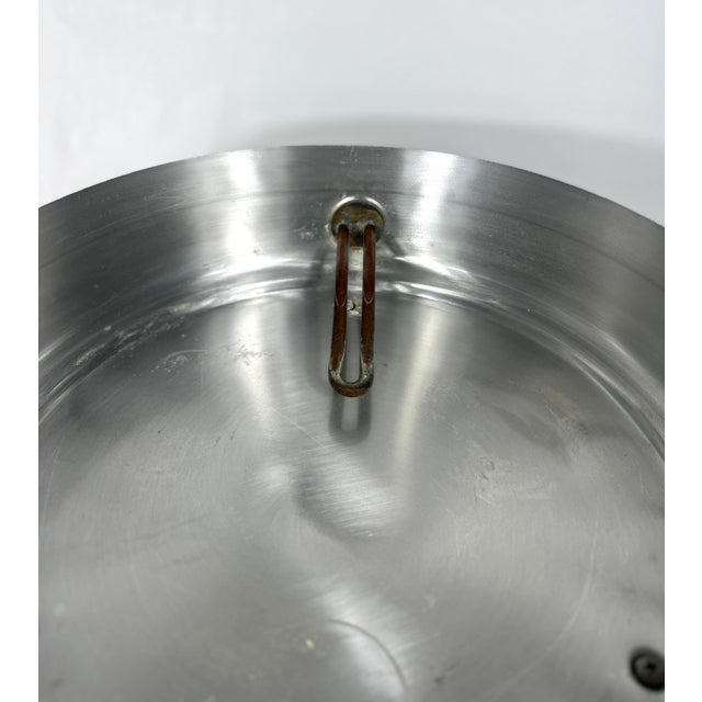 Mid 20th Century Belgian Buenilum Triple Electric Buffet Warming Server With Frosted Glass Inserts For Sale - Image 10 of 11