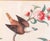 19th or 20th Century Chinese Watercolor Pith Paper Painting of Birds Arguing For Sale - Image 11 of 16