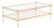 1970's Mid Century Modern Brass and Glass Two Tier Coffee Table For Sale