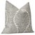 Contemporary 20" Charcoal Musgrove Chenille Pillows - A Pair For Sale - Image 3 of 4