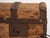 Wood Large Antique Washed Wood Trunk, 1900 For Sale - Image 7 of 11
