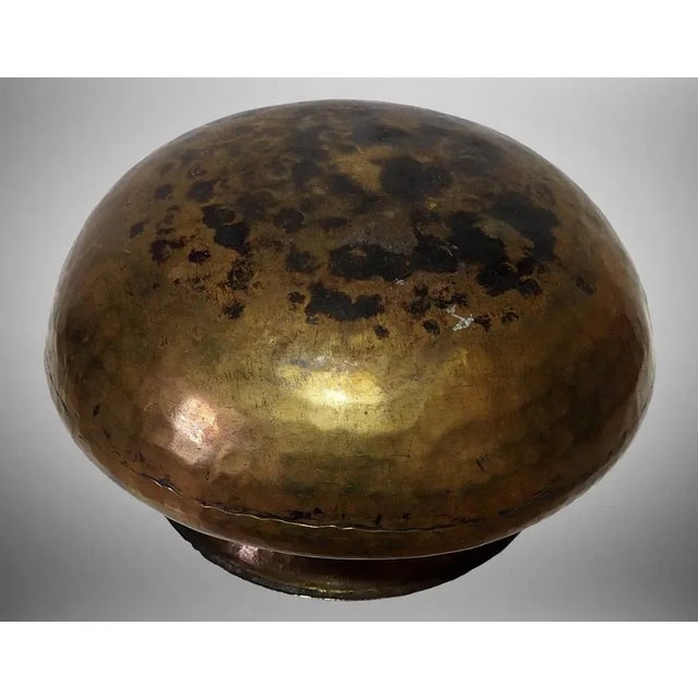 1920s Antique Islamic Engraved Tinned Brass Bowl, 1890s For Sale - Image 5 of 11