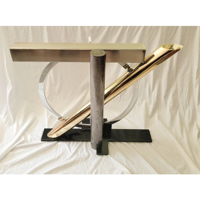 1990s 1990s Kaizo Oto for Design Institute of America Console Base For Sale - Image 5 of 11