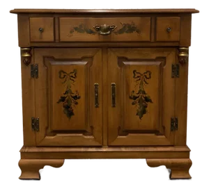 Tell City Hall Cabinet Commode Solid Hard Rock Maple.
