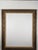 Wood Large Vintage Carved Wood Picture Frame in Gold & Deep Blue With Cream Linen Liner For Sale - Image 7 of 15