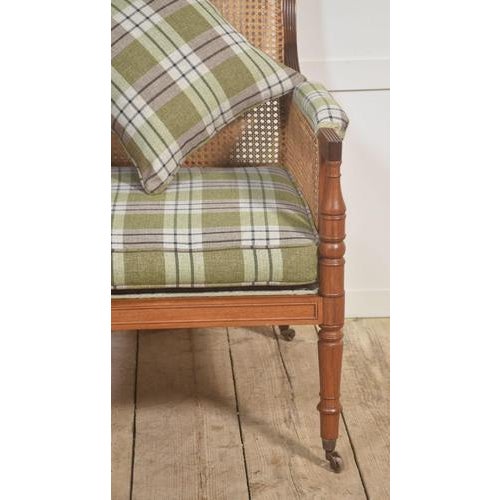 Antique Bergère Armchair in Mahogany, 1890s For Sale - Image 5 of 12