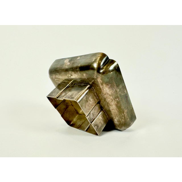 Silver Italian Silver Plated Footed Bowl by Cleto Munari, 1980s For Sale - Image 8 of 11