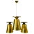 Polished Brass Pendant Lamps Attributed to Paavo Tynell, 1950s, Set of 3 For Sale - Image 17 of 17