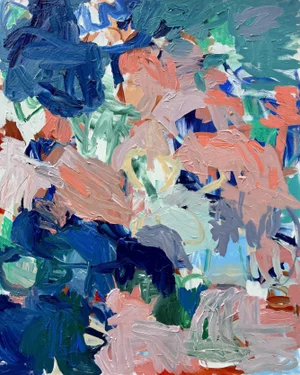 "Hays Lagoon" Original Abstract Painting by Hayley Morée