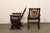 Mid 20th Century Spanish Wood & Hand-Rush Arm Chairs For Sale - Image 10 of 10