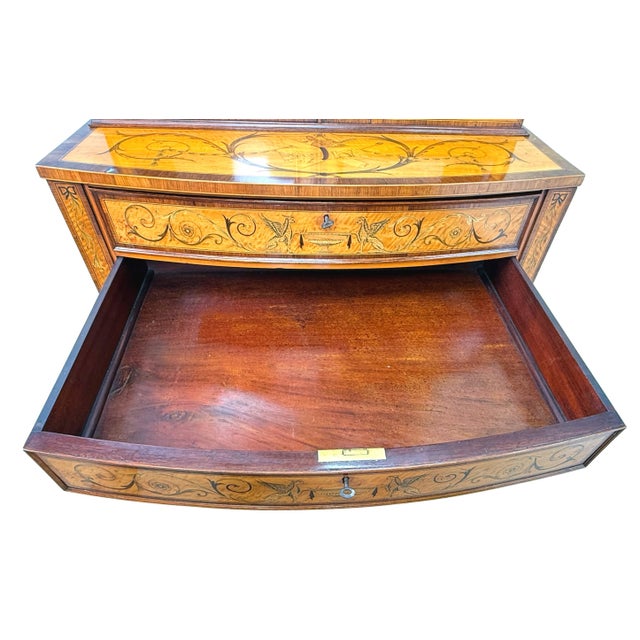 19th Century Satinwood Display Cabinet attributed to Edwards & Roberts, 1890 For Sale - Image 14 of 18