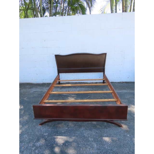 Mid Century Modern Full Size Bed 6358 For Sale - Image 13 of 13