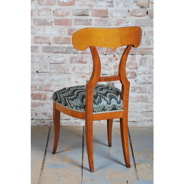 Biedermeier Cherry Wood Chairs, Austria, 1820s, Set of 4 For Sale - Image 12 of 14