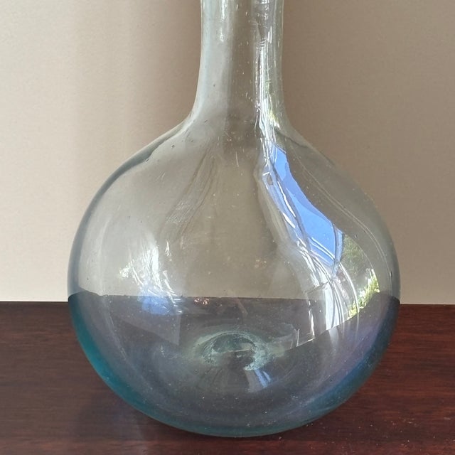Glass Mid-20th Century Blown Glass Bud Vase For Sale - Image 7 of 13