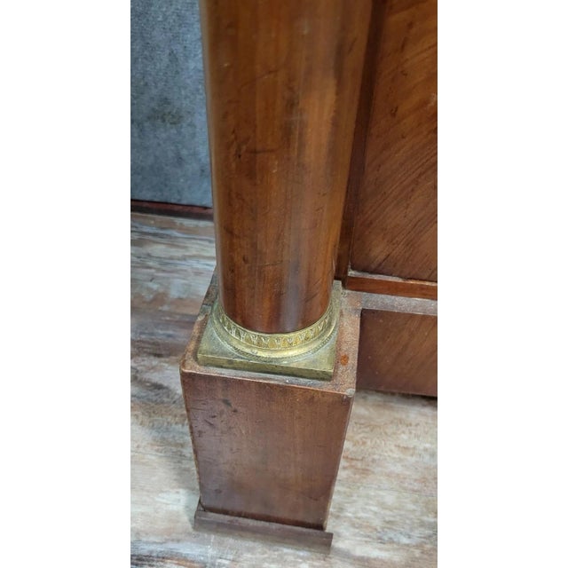 Empire Mahogany Secretary, 1810, in Good conditions. Designed before 1890