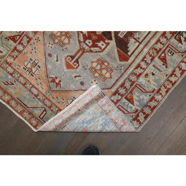 Zabihi Collection Persian Malayer Medallion Small Size Rug For Sale In New York - Image 6 of 7