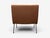 Brown Milo Baughman, Scoop Lounge Chair, Iron, Brown Fabric, Usa, 1950s For Sale - Image 8 of 10