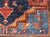 Antique Persain Nahavand Rug With Sub-Geometric Medallion in Navy Blue For Sale - Image 4 of 10