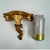 Mid 20th Century Set of 2 Mid-Century Italian Gilt Wall Shelves or Decorative Brackets For Sale - Image 5 of 11