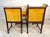 1980s Chairs in Beech and Gold Silk Velvet, 1980s, Set of 4 For Sale - Image 5 of 16