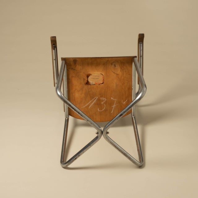 Vintage Tubular Steel Chair, 1930s For Sale - Image 6 of 7