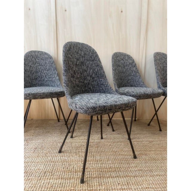 Vintage Italian Chairs by Lenzi Nello, 1960s, Set of 6 For Sale - Image 4 of 13