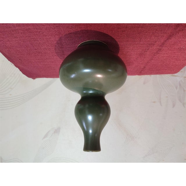 Chinese Ceramic Vase,Jiajing Marked Brown Glaze Porcelain Gourd Vase For Sale - Image 4 of 11