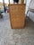 1980s Faux Bamboo Woven Reed Campaign-Style Dresser For Sale - Image 6 of 10