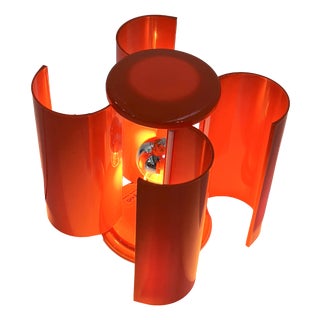 Coral Flower Table Lamp by Studio D.A. for Lamperti, 1970s For Sale